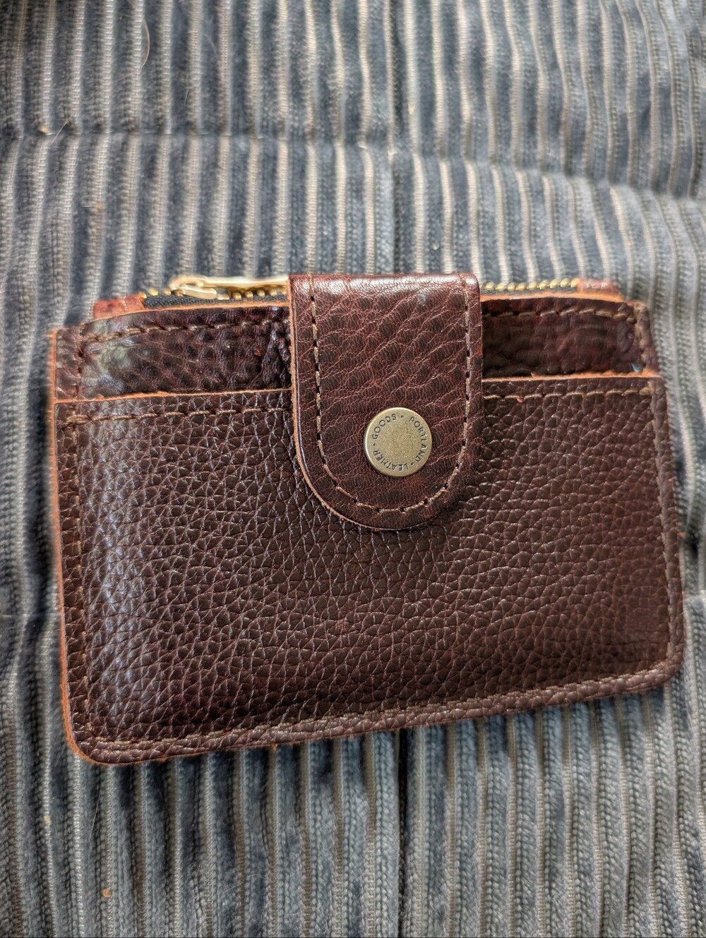 Portland Leather Sabrina Wallet OG Coldbrew NWOT